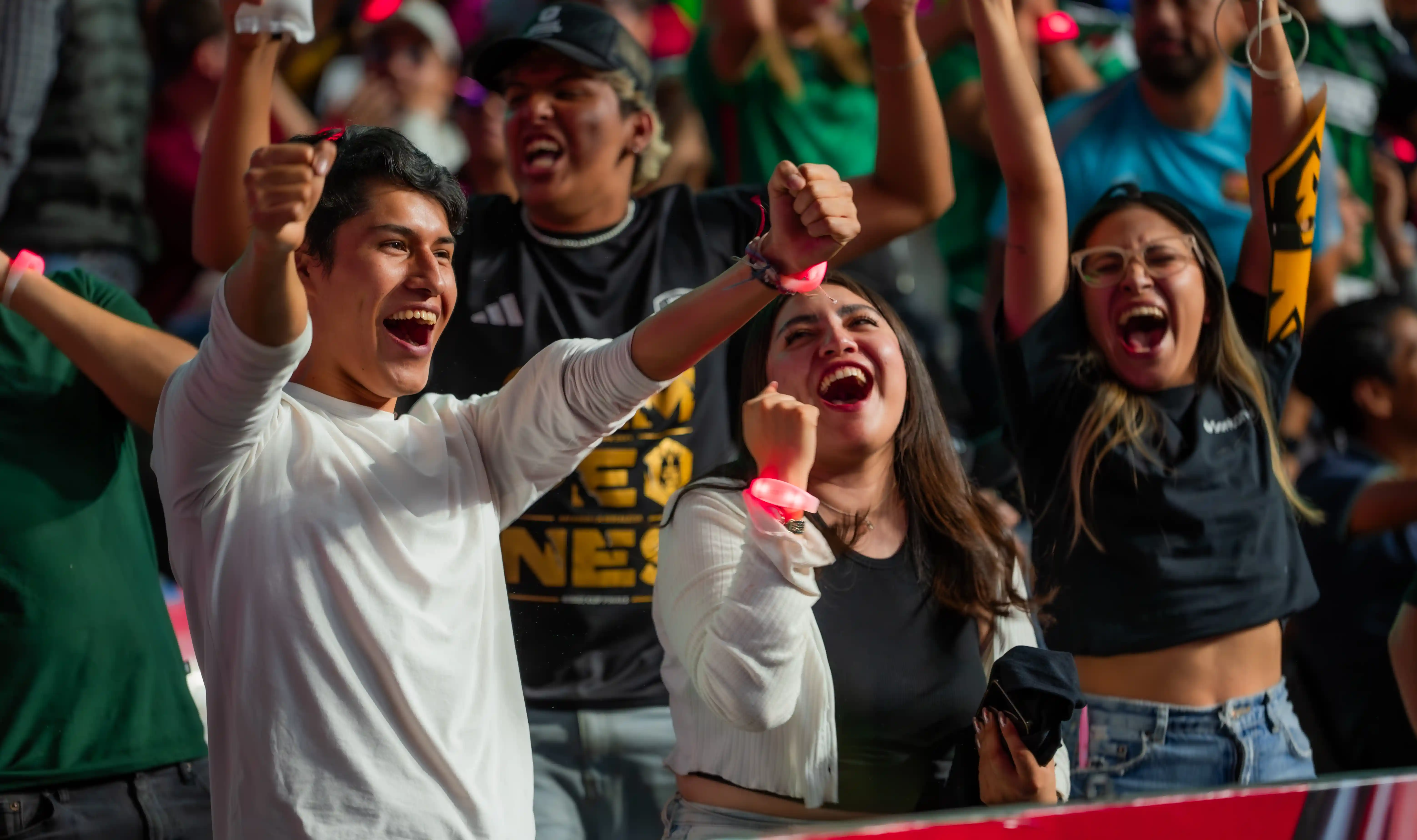 Evento deportivo con activación LED Glowband